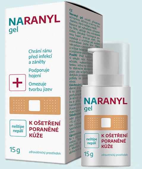 Naranyl - první pomoc na rány! Neštípe a nepálí.